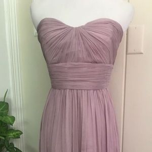 J Crew strapless chiffon dress